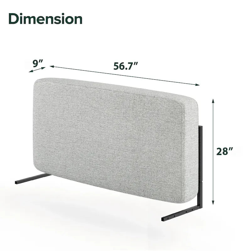 Priage by ZINUS Upholstered Cushion Headboard