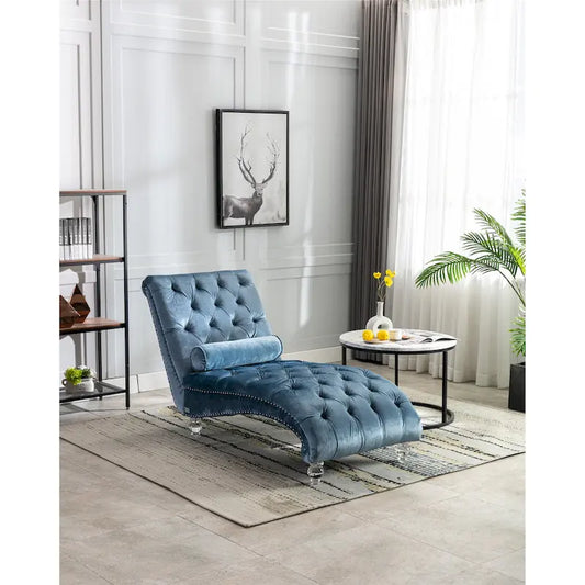 Leisure concubine sofa with acrylic feet