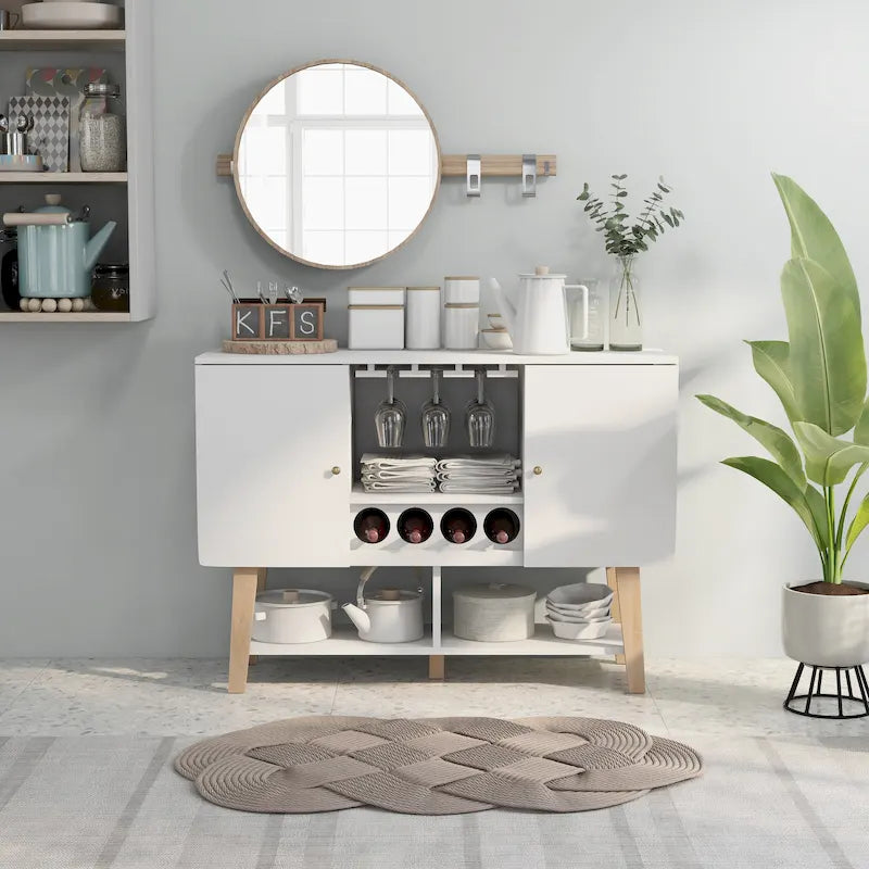 Carson Carrington Ingrirud Modern 4-bottle Buffet Server