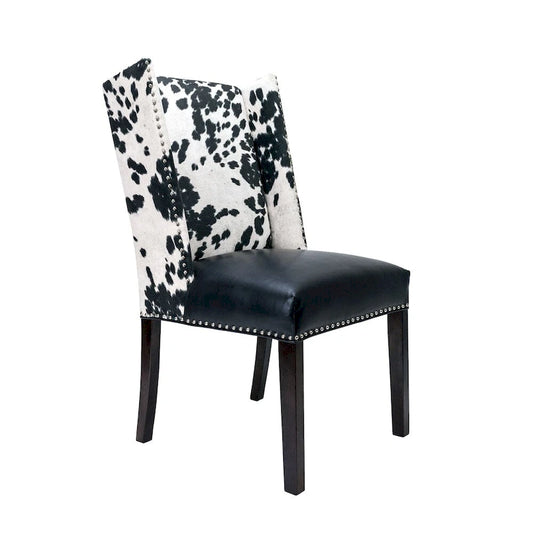 Sole Designs Rexford Wingback Leather Upholstered Nailhead Dining Chairs Set Of 2 - n/a