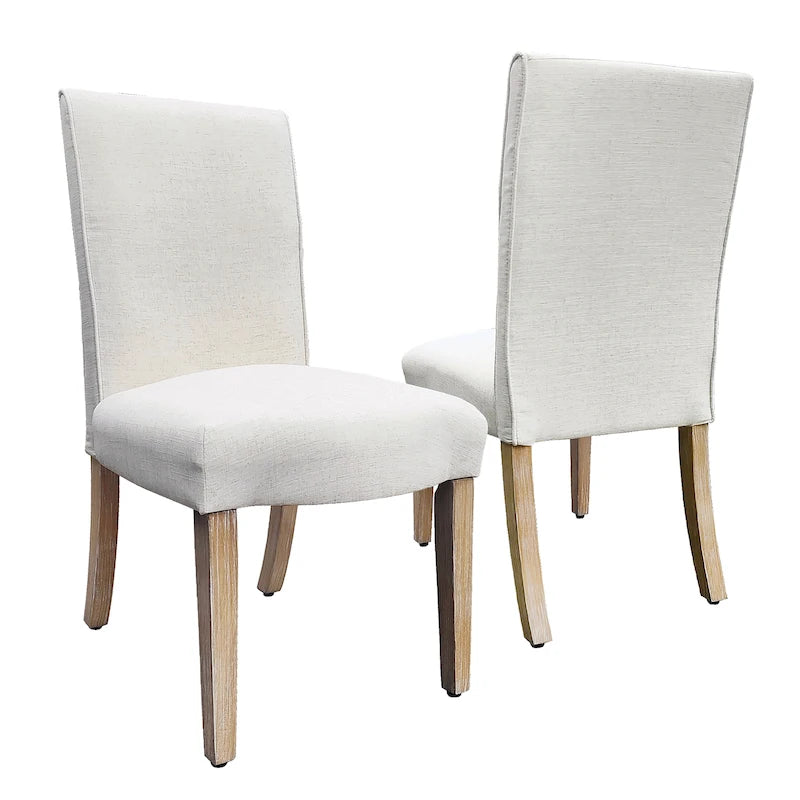 HomePop Scalloped Detail Dining Chair - Set of 2
