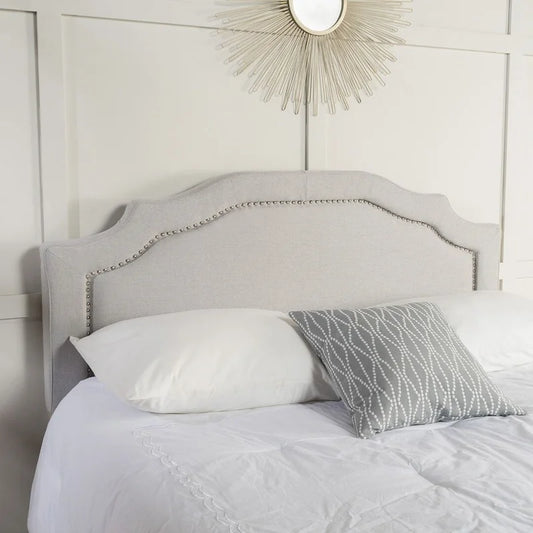 62 Queen Headboard with Nailhead Trim by Christopher Knight Home