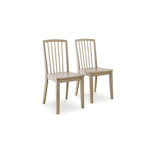 Signature Design by Ashley Gleanville Light Brown Dining Chair - 17W x 21D x 38H