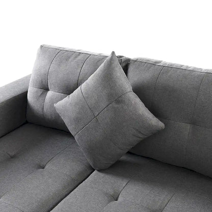 Modern 4-Seat L-Shaped Sectional Sofa with Lounge Chaise
