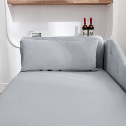 Velvet Chaise Lounge Indoor with Pillow