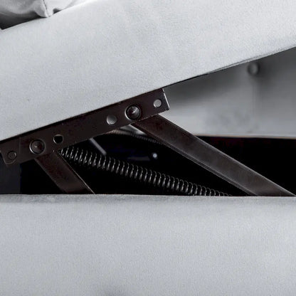Velvet Chaise Lounge Indoor with Pillow