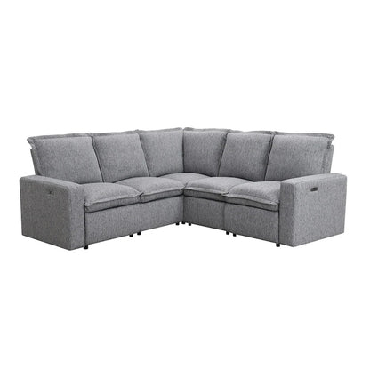 Power Recliner Chair Home Theater Seating Soft Chair with USB Port for Living Room, Bedroom, Theater room, Beige