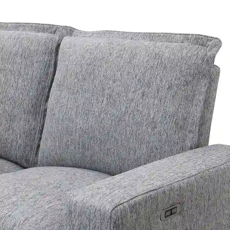 Power Recliner Chair Home Theater Seating Soft Chair with USB Port for Living Room, Bedroom, Theater room, Beige