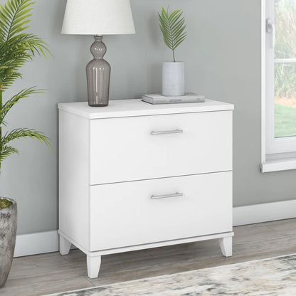 Bush Furniture Somerset 2 Drawer Lateral File Cabinet with Storage