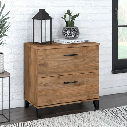 Bush Furniture Somerset 2 Drawer Lateral File Cabinet with Storage