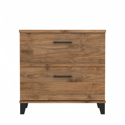 Bush Furniture Somerset 2 Drawer Lateral File Cabinet with Storage