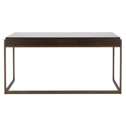 SAFAVIEH Couture Radunka 3-Drawer Smoked Eucalyptus Writing Desk