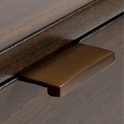 SAFAVIEH Couture Radunka 3-Drawer Smoked Eucalyptus Writing Desk