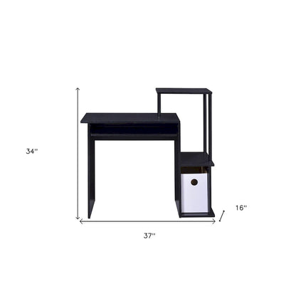 37 Black Computer Desk