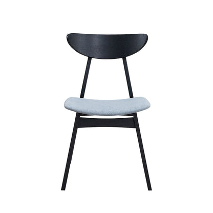 Modern 2-Piece Wooden Dining Chair Set, Wooden Frame with Backrest and Cushioned Seat, Suitable for Dining Room and Living Room