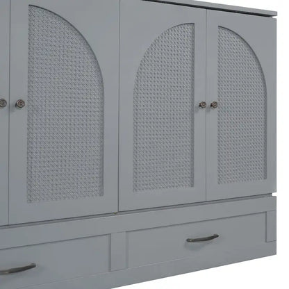 Queen Size Murphy Bed with Large Drawers