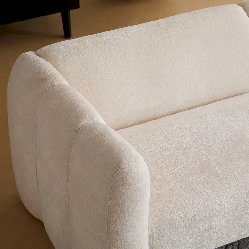 Christopher Knight Home - Tonson 83 3-Seater Wave Design Sofa