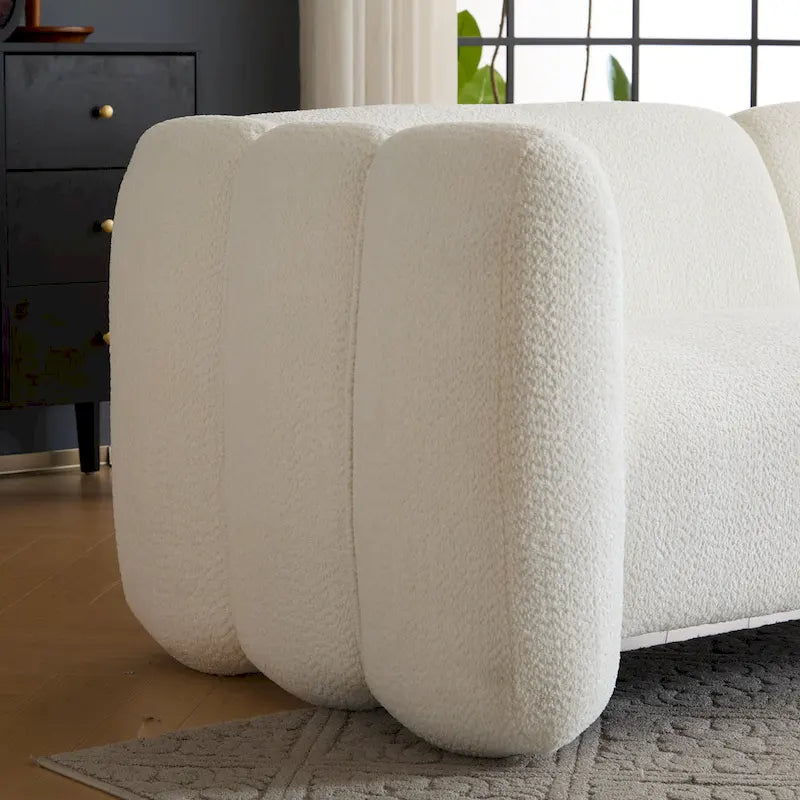 Christopher Knight Home - Tonson 83 3-Seater Wave Design Sofa