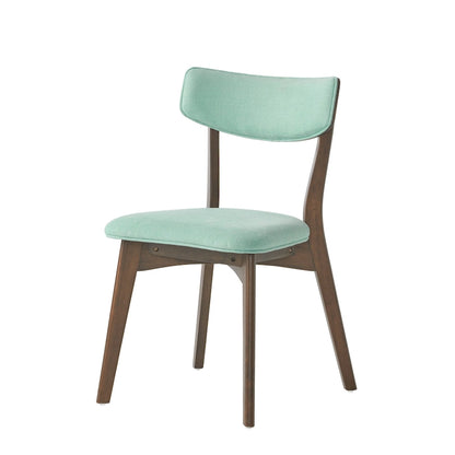 Chazz Mid-Century Modern Upholstered Rubberwood Dining Chairs (Set of 4) by Christopher Knight Home