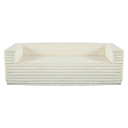 Christopher Knight Home - Jonathan Luxuriously Soft Modern 3-Seat Corduroy Sofa