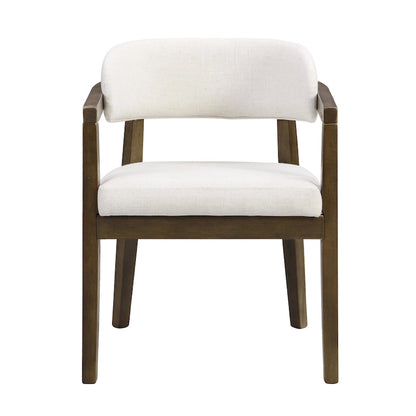 Christopher Knight Home - Carter Modern Dining Armchair Set of 2 with Upholstered Seating and Solid Wood Frame