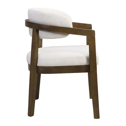Christopher Knight Home - Carter Modern Dining Armchair Set of 2 with Upholstered Seating and Solid Wood Frame
