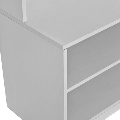 Modern Style Coat Rack with Shoe Bench, Shoe Storage, Storage Shelves and Pegboard, for Entrance and Hallway, Living Room