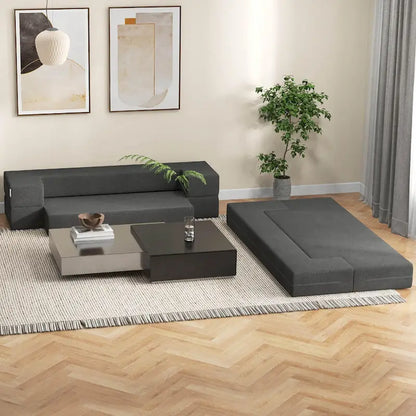 Costway 8-Inch Folding Sofa Bed with High-density Foam & Washable