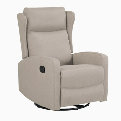 Rocking Swivel Recliner Chair for Living Room, 360 Degree Swivel, Adjustable Modern Reclining Chair with Lumbar Support