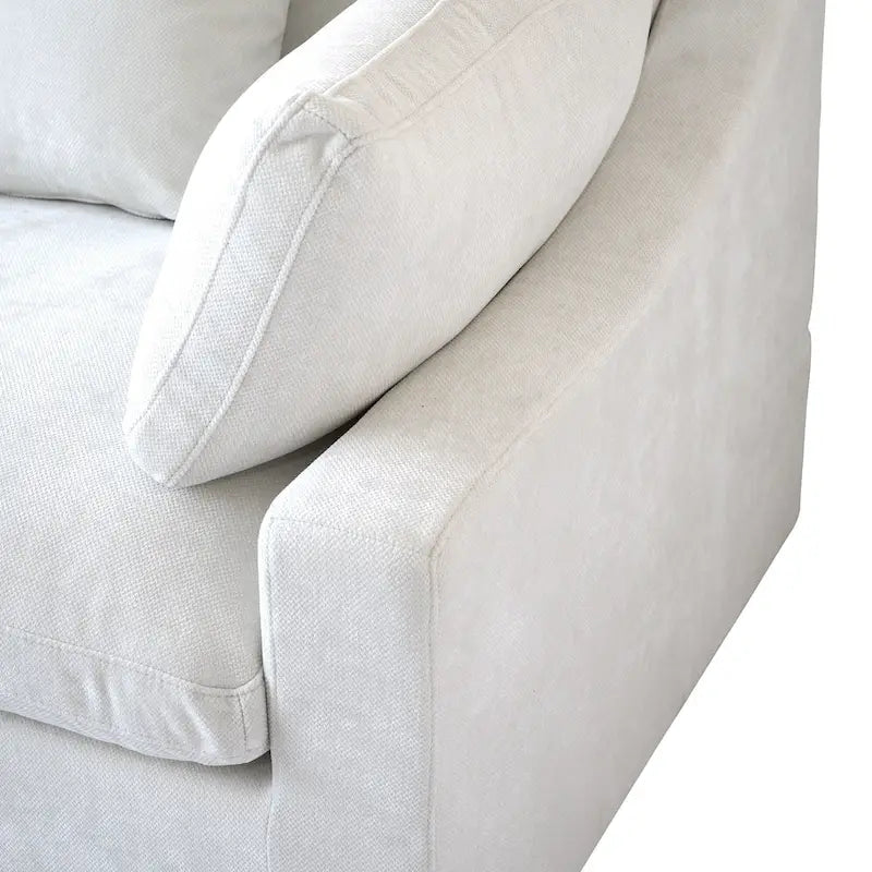 Modular Sectional Sofa Cloud Couch, 119.29 Oversized U Shaped Couch with Chaise Ottomans for Living Room