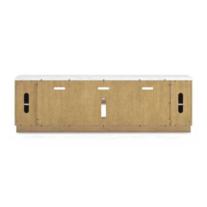 Signature Design by Ashley Camdill Brown 80 TV Stand for TVs up to 90 - 79.5 W x 18.5 D x 24.5 H