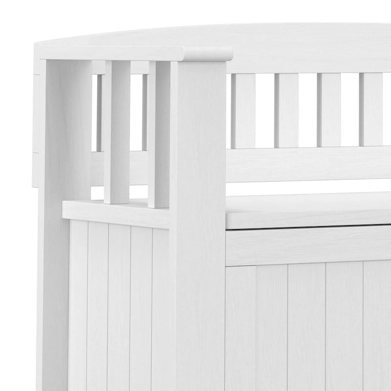 WYNDENHALL Normandy 36 Wide Solid Wood Transitional Small Entryway Storage Bench - 36 Inches wide