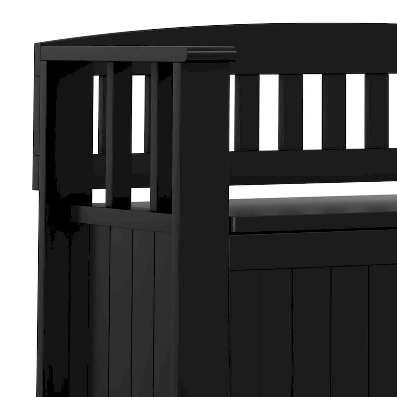 WYNDENHALL Normandy 36 Wide Solid Wood Transitional Small Entryway Storage Bench - 36 Inches wide