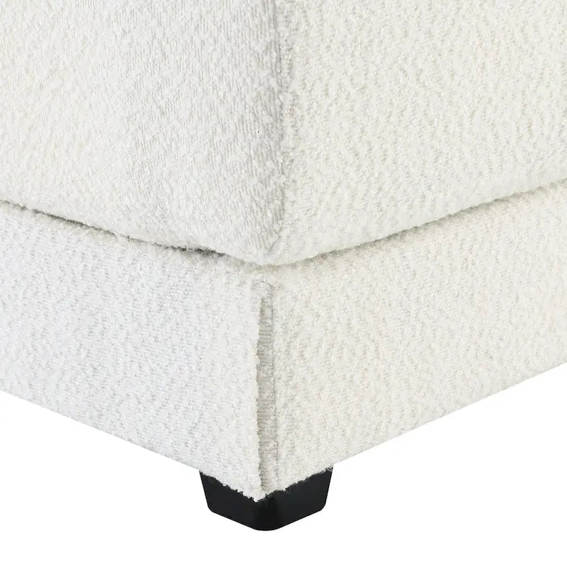 Convertible L-shaped Couch,Wide Seat Sectional Sofa wReversible Chaise