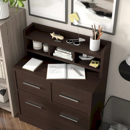 Greene Transitional 3-Drawer Wood File Cabinet Work Station by Porch & Den