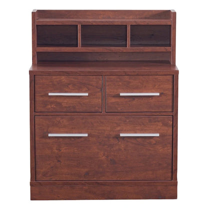 Greene Transitional 3-Drawer Wood File Cabinet Work Station by Porch & Den