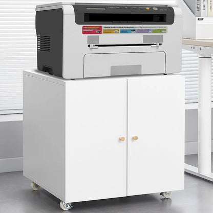 Metal Printer Stand with Storage Mobile Printer Tables