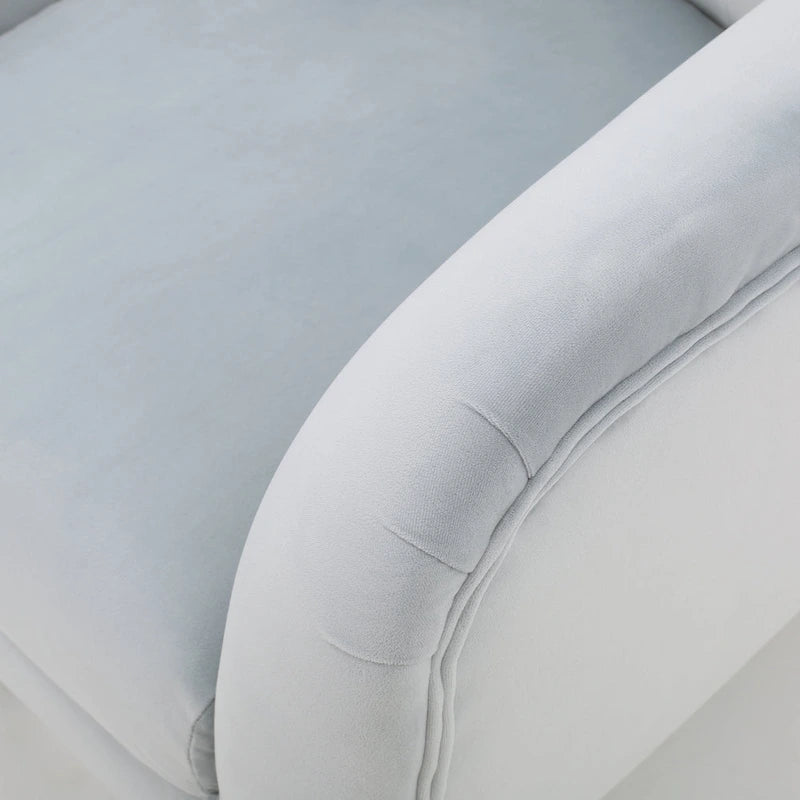 Alyssa Mid-century Upholstered Arm Chair by Christopher Knight Home - 30.25D x 34.25W x 39.75H