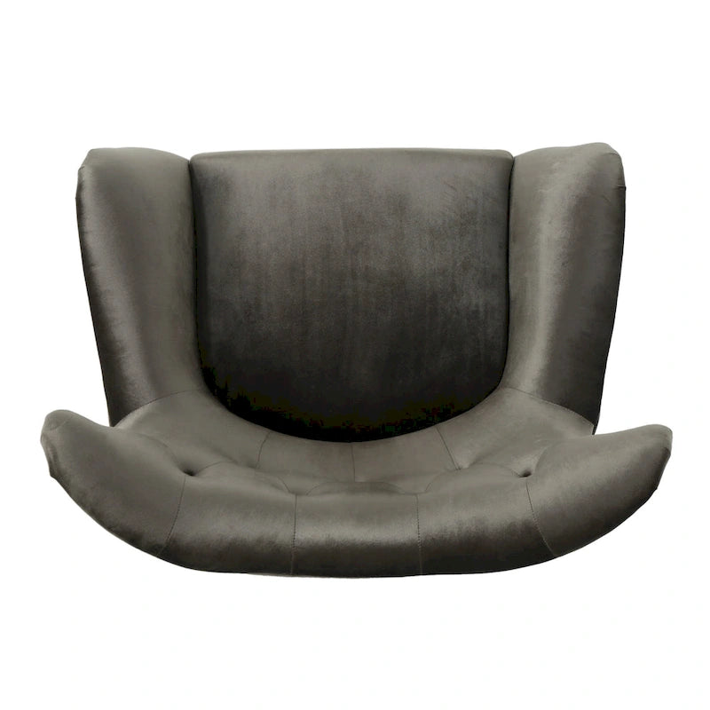 Alyssa Mid-century Upholstered Arm Chair by Christopher Knight Home - 30.25D x 34.25W x 39.75H