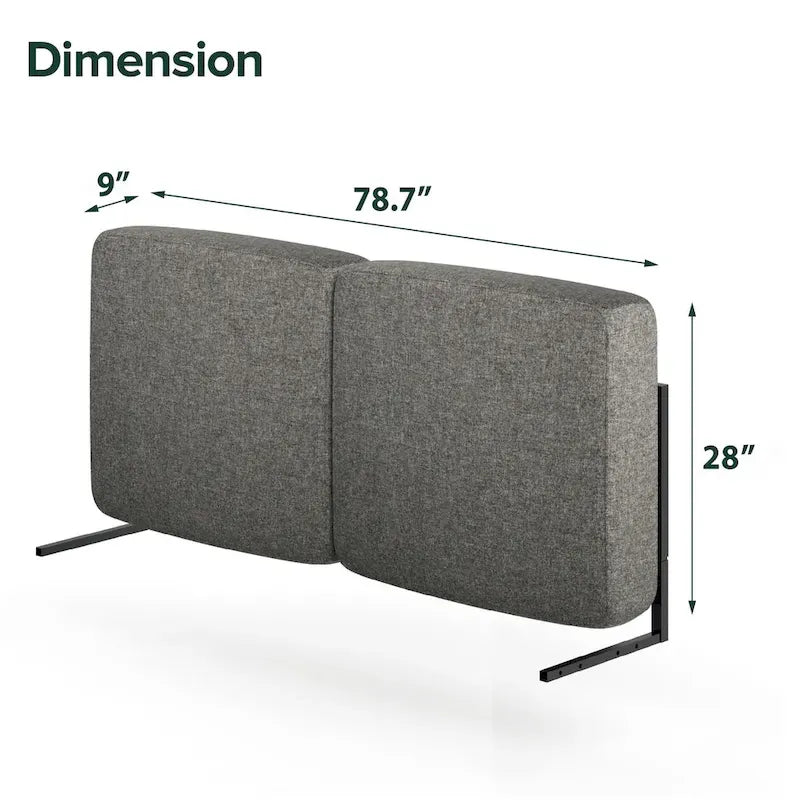 Priage by ZINUS Upholstered Cushion Headboard