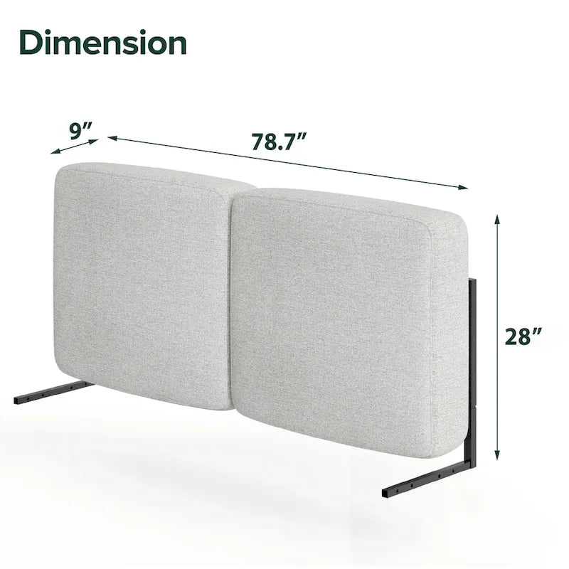 Priage by ZINUS Upholstered Cushion Headboard