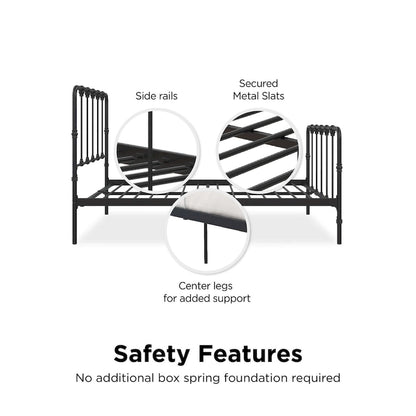 Avenue Greene Sandy Farmhouse Metal Bed