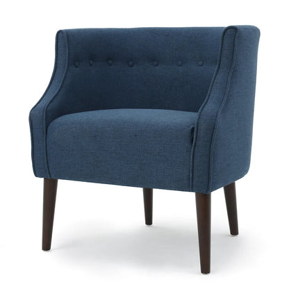 Brandi Button-tufted Fabric Club Chair by Christopher Knight Home - 27.00 W x 28.75 L x 30.50 H