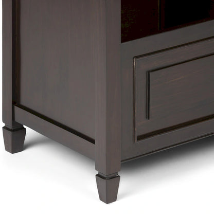 WYNDENHALL Hampshire SOLID WOOD 42 inch Wide Traditional Entryway Storage Bench - 42 W x 18 D x 29.5 H
