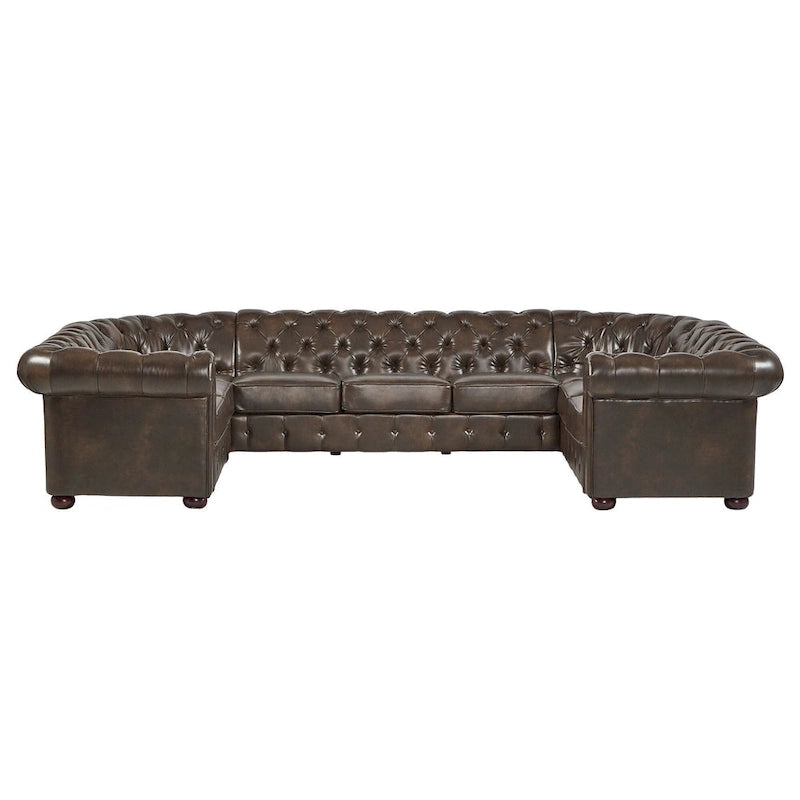 Knightsbridge Chesterfield U-shaped Sectional by iNSPIRE Q Artisan