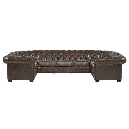 Knightsbridge Chesterfield U-shaped Sectional by iNSPIRE Q Artisan