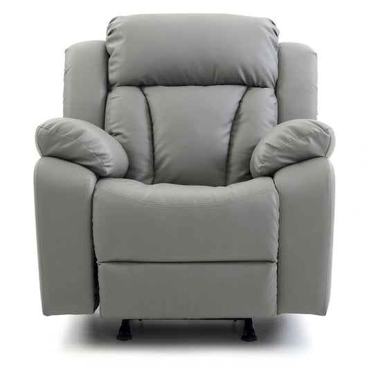 Daria Faux Leather Upholstery Reclining Chair - 38L x 37W x 41H