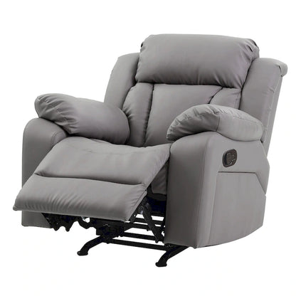 Daria Faux Leather Upholstery Reclining Chair - 38L x 37W x 41H