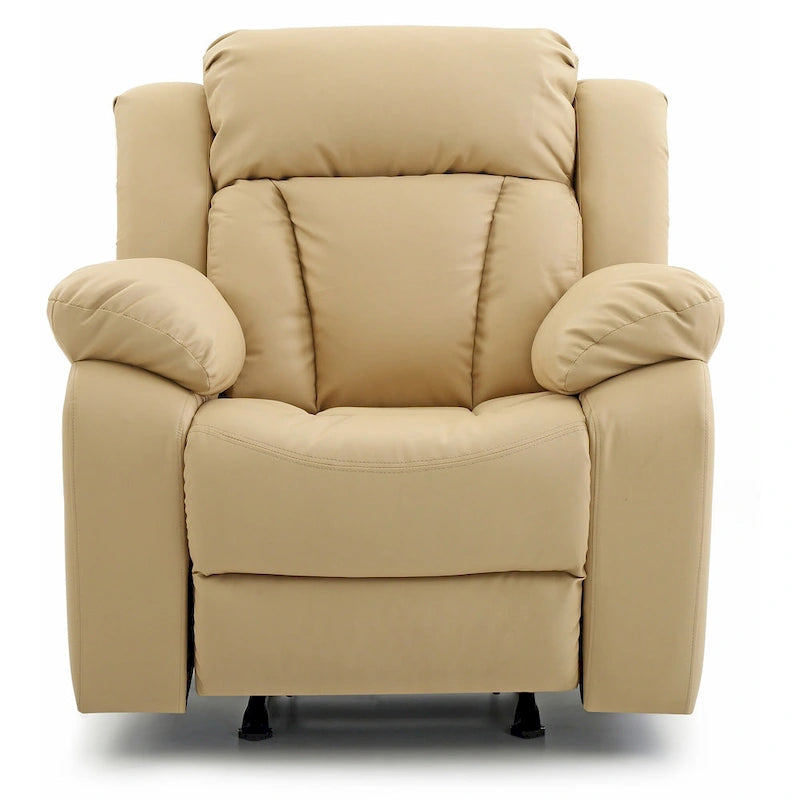 Daria Faux Leather Upholstery Reclining Chair - 38L x 37W x 41H