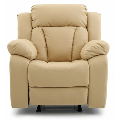 Daria Faux Leather Upholstery Reclining Chair - 38L x 37W x 41H